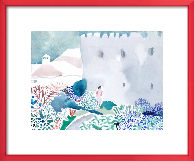 Castle Flowers by Charlotte Ager for Artfully Walls