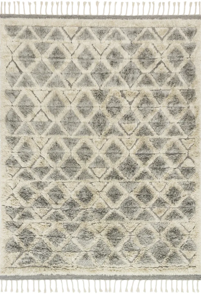 Loloi Hygge Smoke / Taupe 5'-6" x 8'-6"