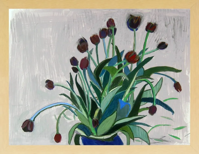 queen of the night tulip by Liz Innvar for Artfully Walls