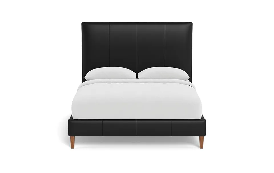 Lowen Leather Upholstered Bed with Tufting Option