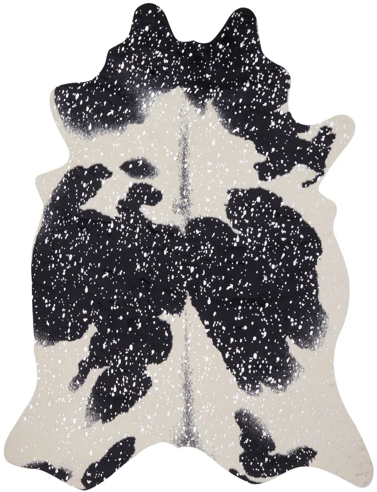 Loloi Bryce Black / Silver 5' x 6'-6"