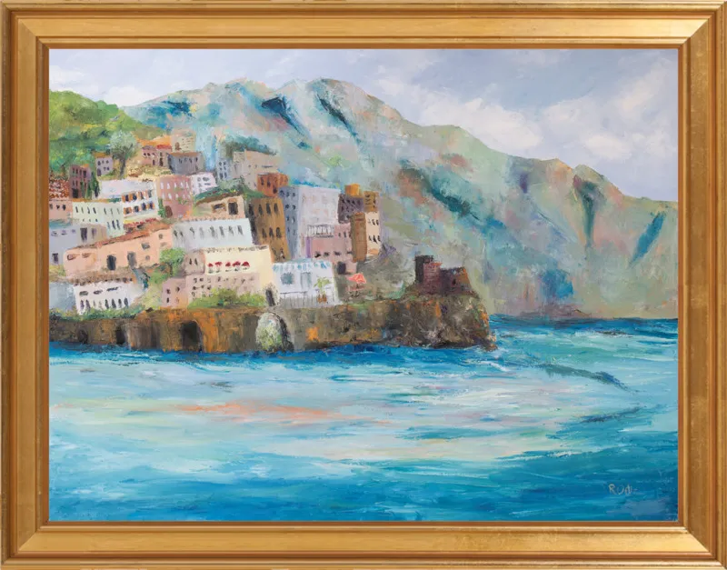 Amalfi Coast by Renee A Ortiz for Artfully Walls