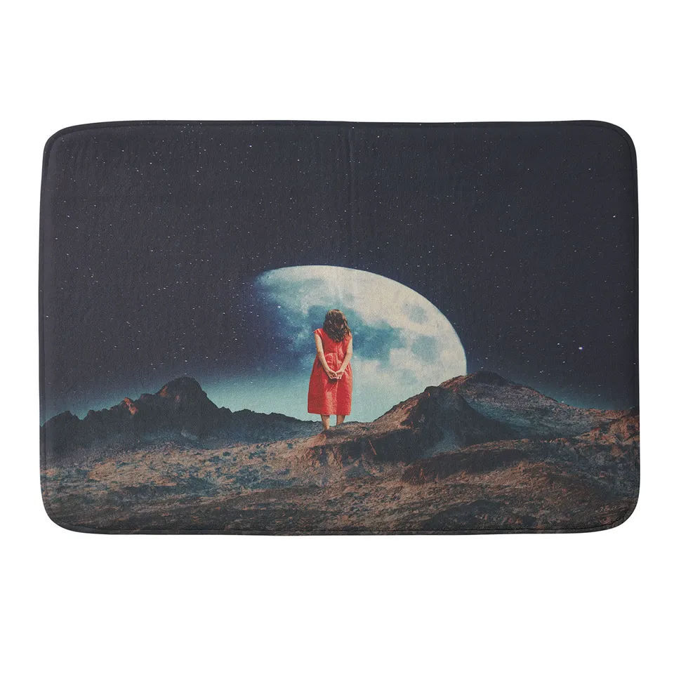 I Am Here Waiting For You by Frank Moth - Memory Foam Bath Mat 21" x 34"