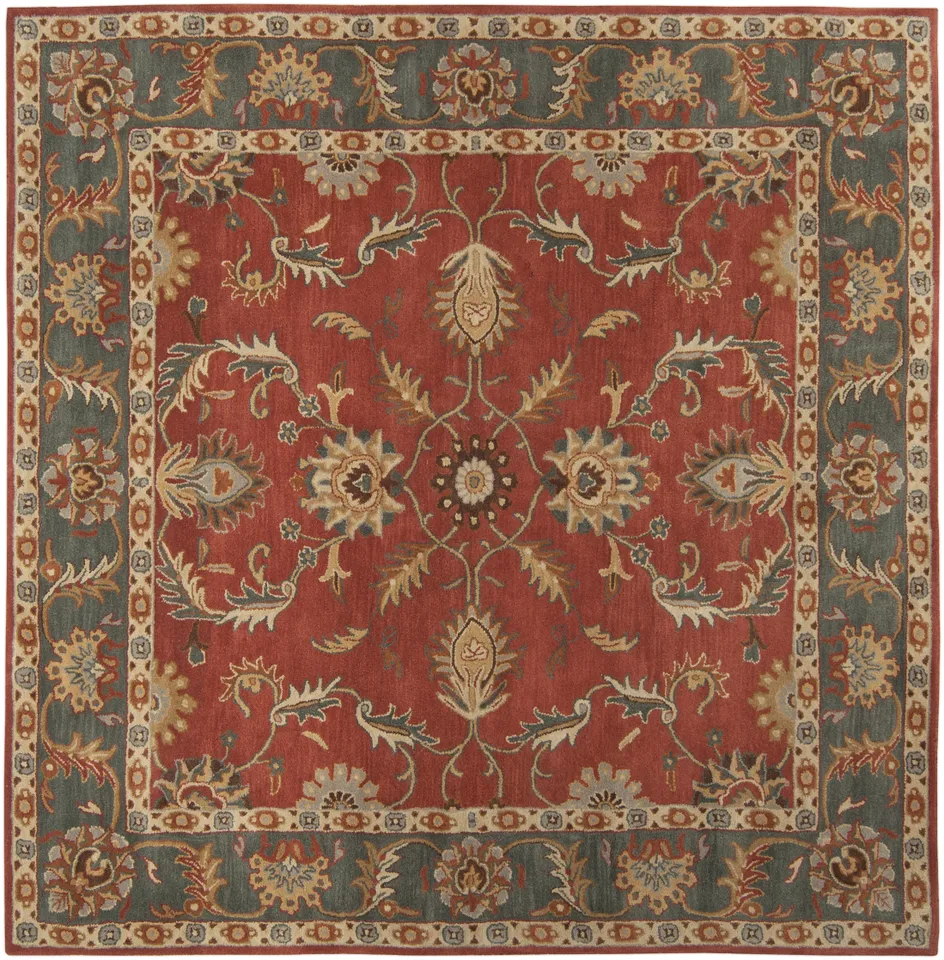 Caesar Brown Indoor 4' x 4' Handmade Rug