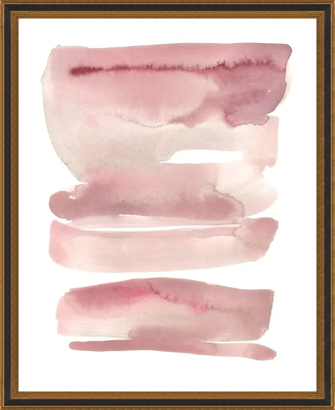 pink waves by Kelly Witmer for Artfully Walls