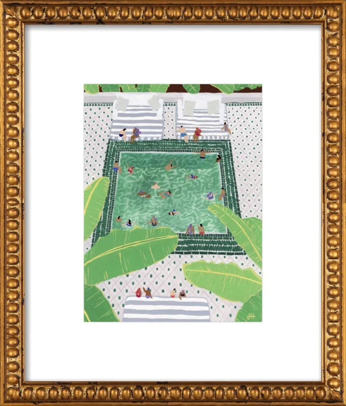 Green Riad by Joanne Ho for Artfully Walls