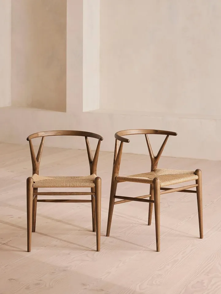 Pair of Sitwell Dining Chairs Walnut US