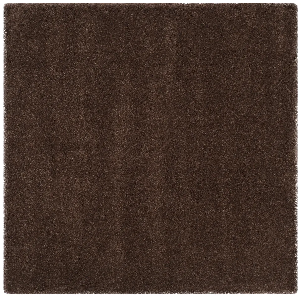 Arlo Home Woven Area Rug, SGN725-2727, Brown,  6' 7" X 6' 7" Square