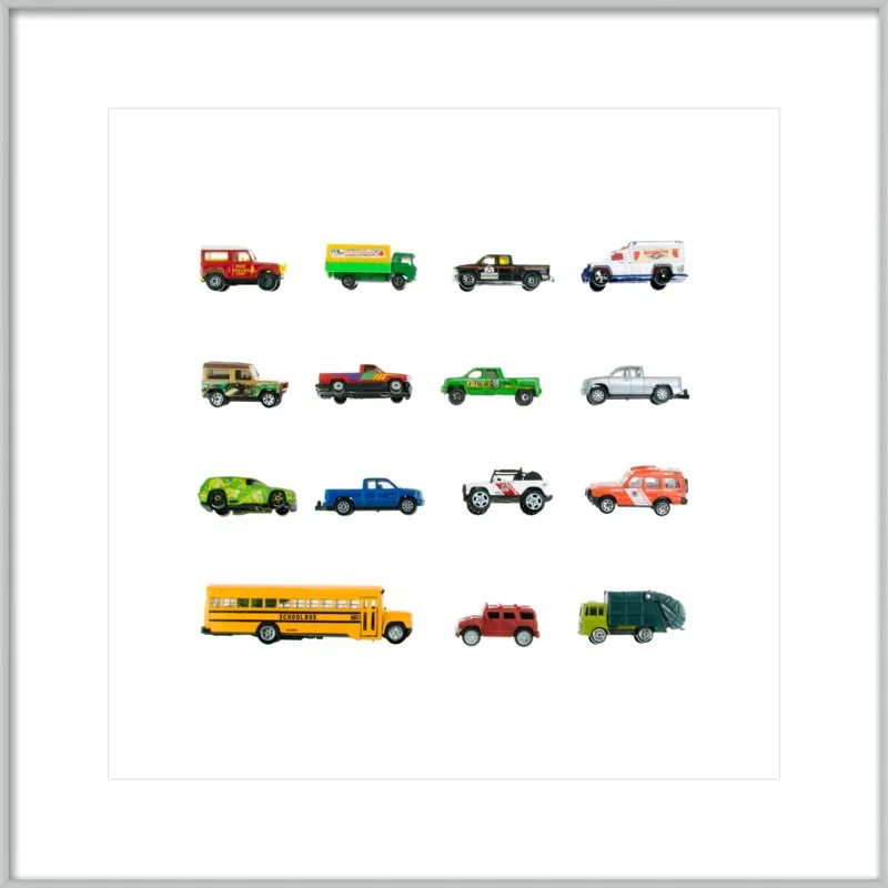 Vintage Toy Trucks by Jennifer Steen Booher for Artfully Walls