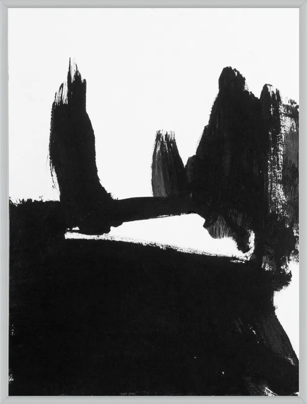 Landscape of a field and cypress trees by Daniela Orlev for Artfully Walls