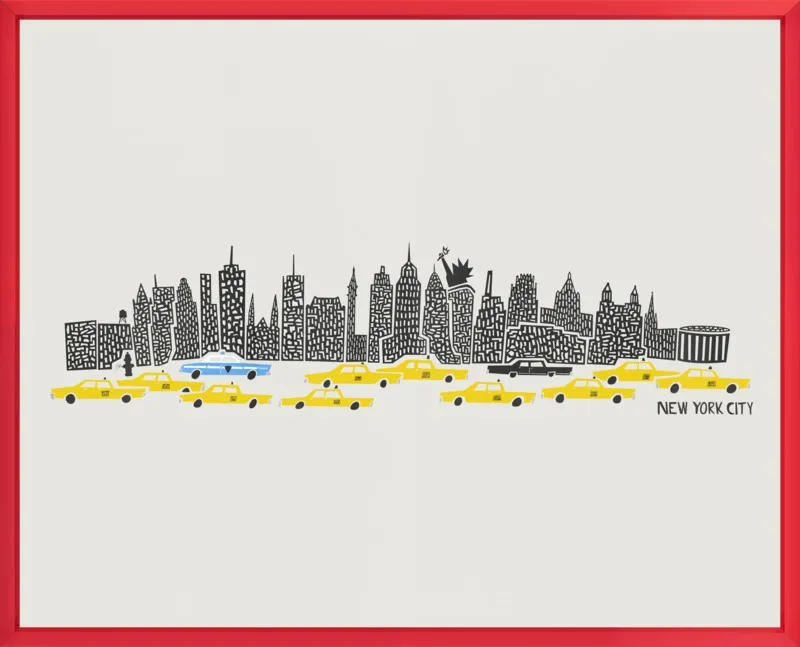 New York Skyline by Mark & Suumin - Fox & Velvet for Artfully Walls