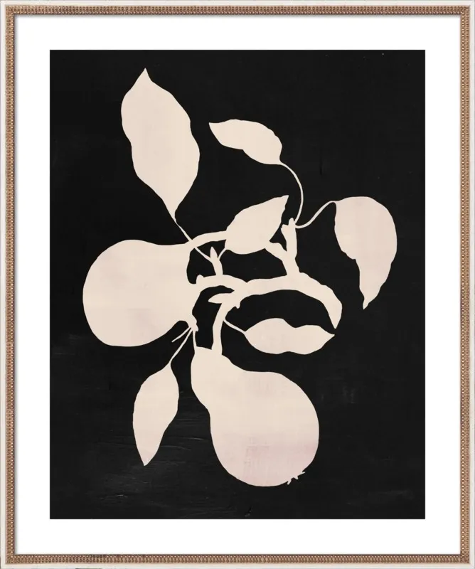 pears black and white by Ruti Shaashua for Artfully Walls