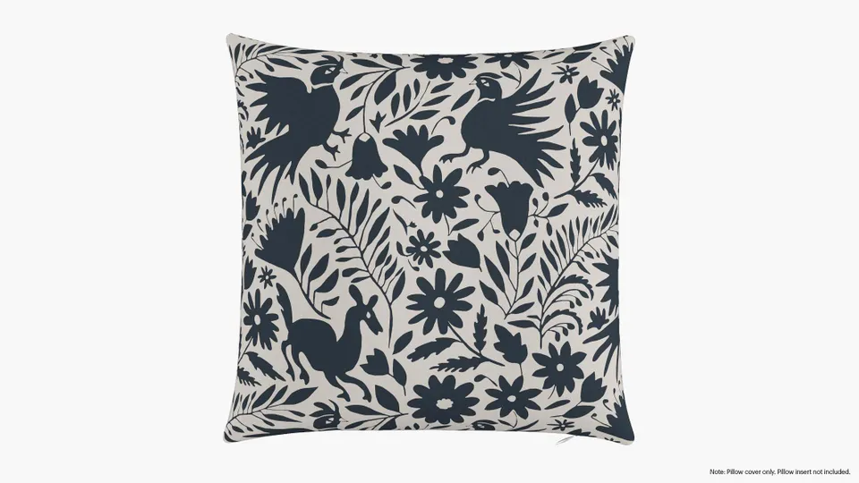 Throw Pillow Cover 20", Ink Frida, 20" x 20"