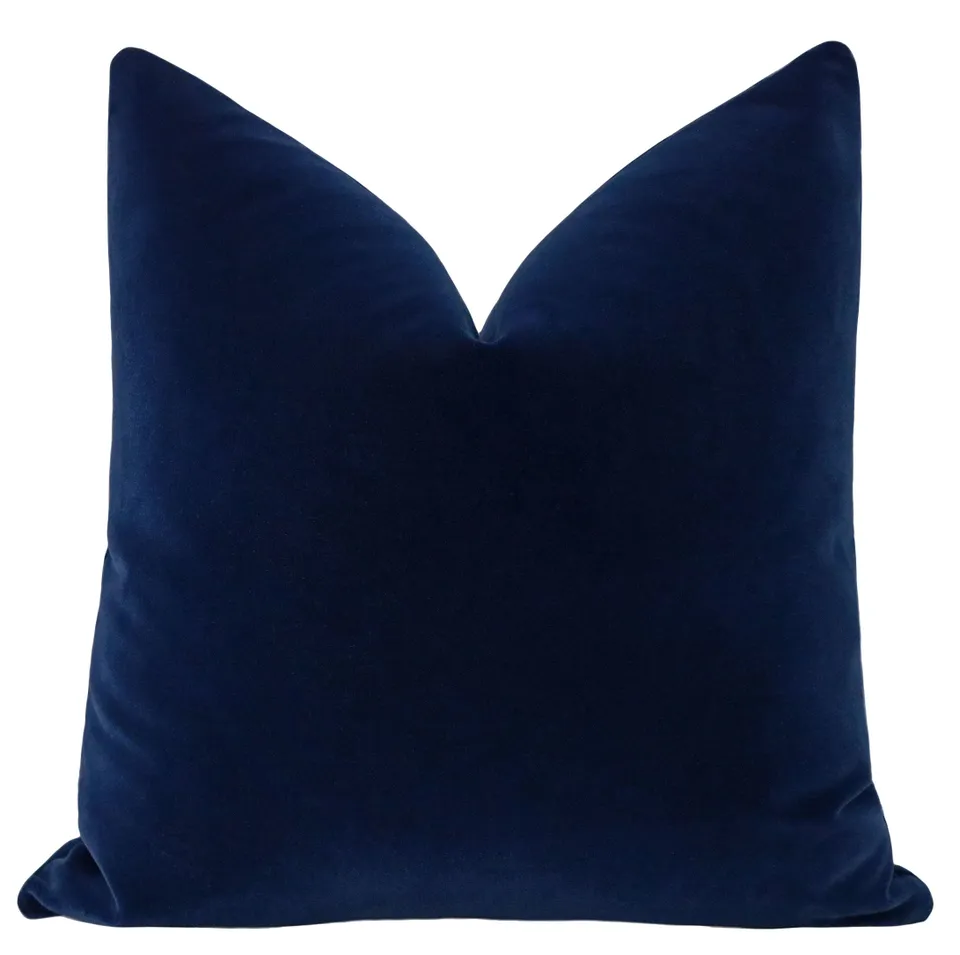 MOHAIR VELVET // SAPPHIRE - 20" X 26" STANDARD SHAM