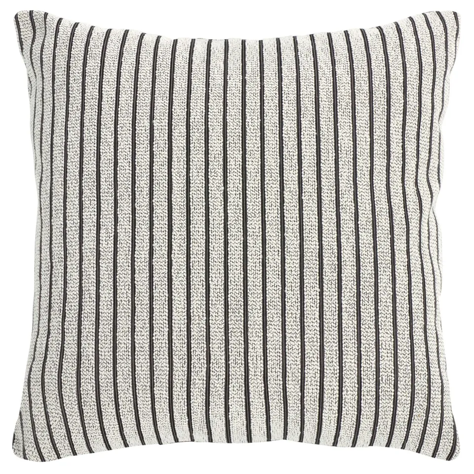 Cosita 18 x 18 Polyester/Cotton Pillow - Ivory / Taupe