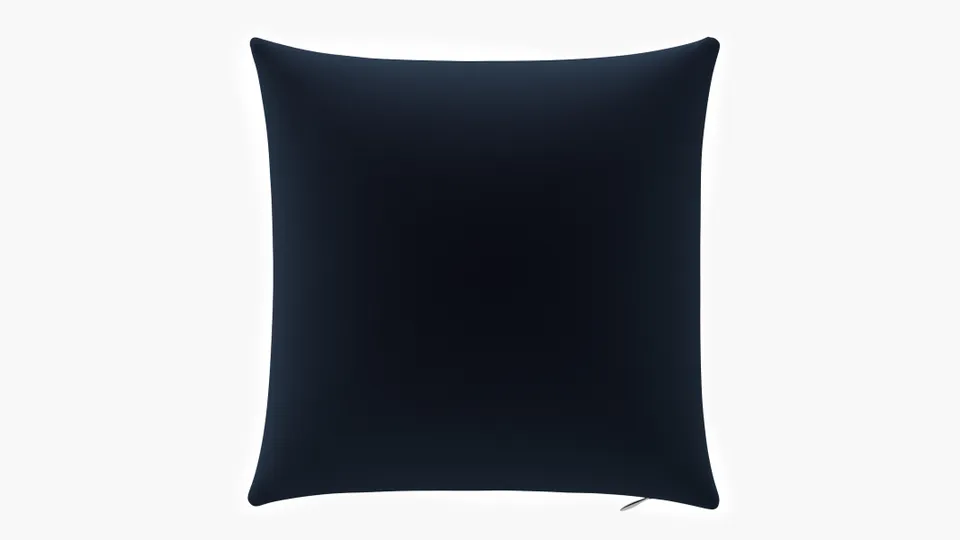 Throw Pillow 26", Navy Performance Velvet, 26" x 26"
