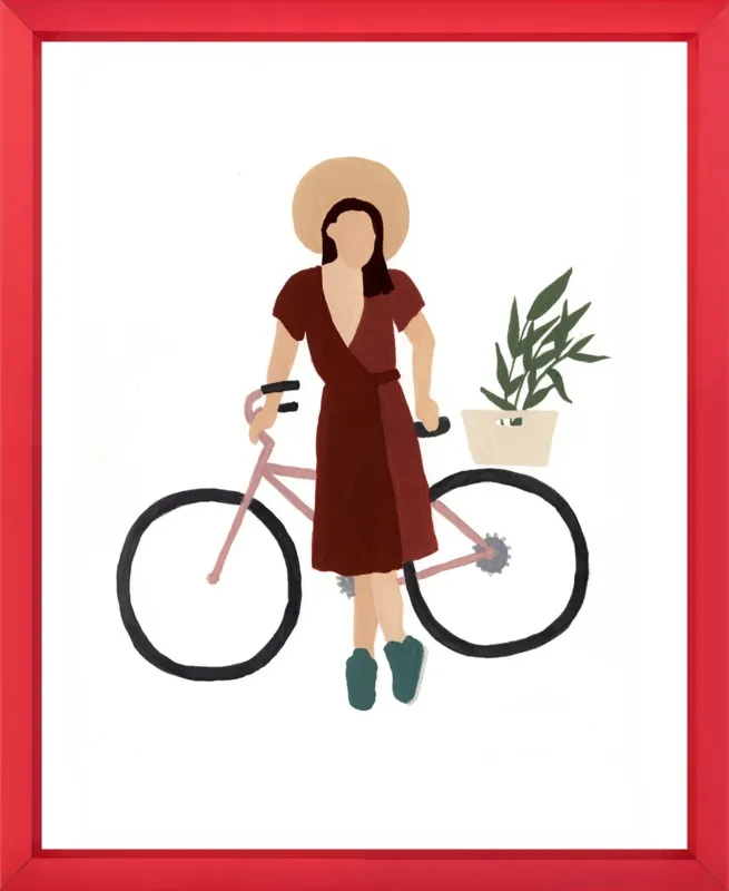 Biking Beauty by Taylor Ann for Artfully Walls