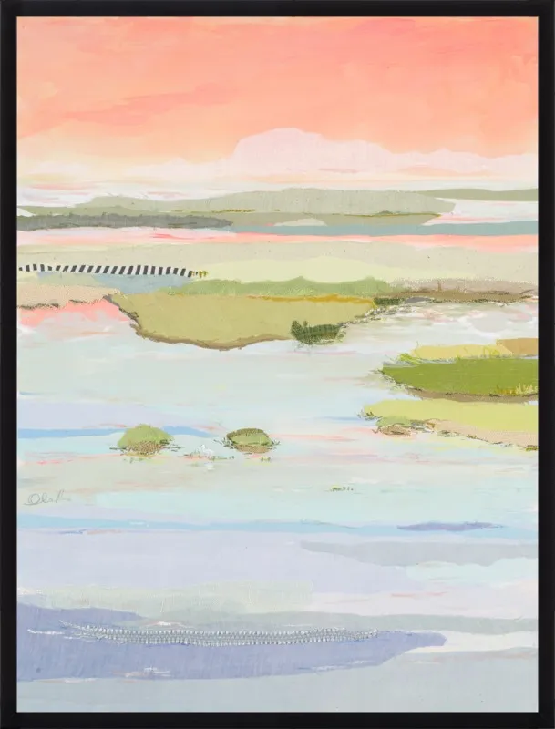 Marsh Blush West by Karin Olah for Artfully Walls