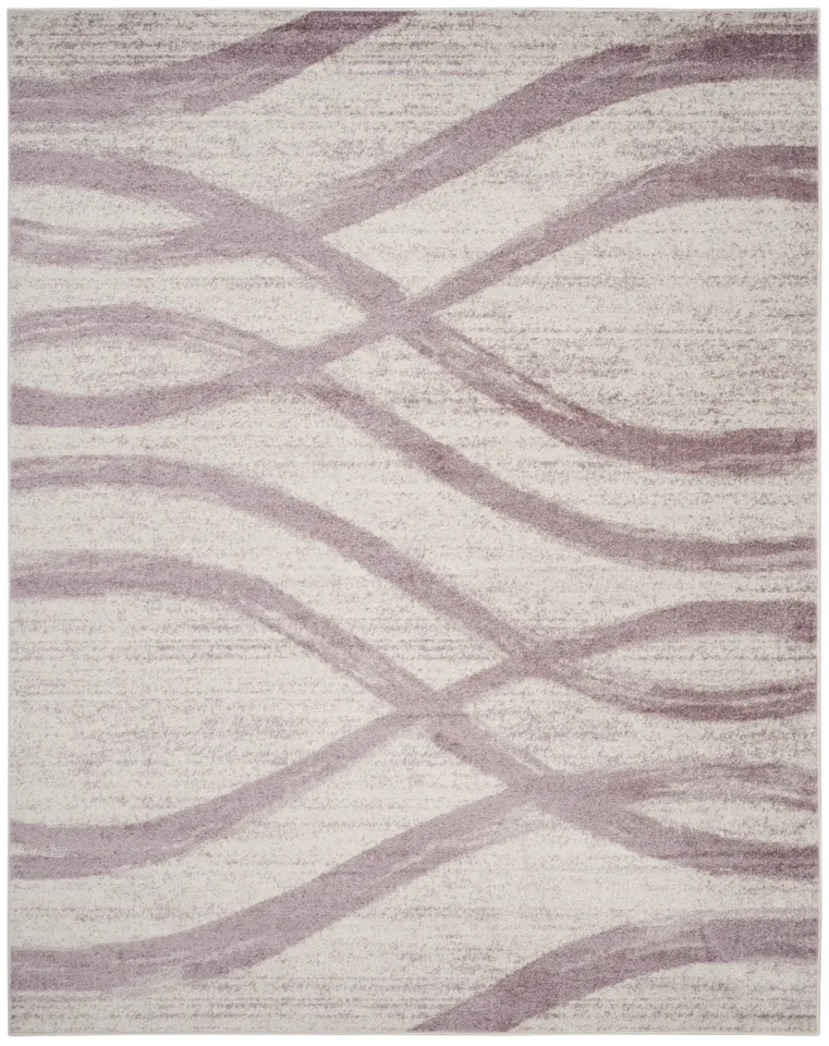 Arlo Home Woven Area Rug, ADR125L, Cream/Purple,  9' X 12'