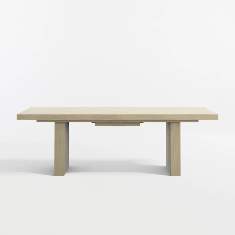 Mallorca 92"-114" Solid Wood Extendable Outdoor Dining Table