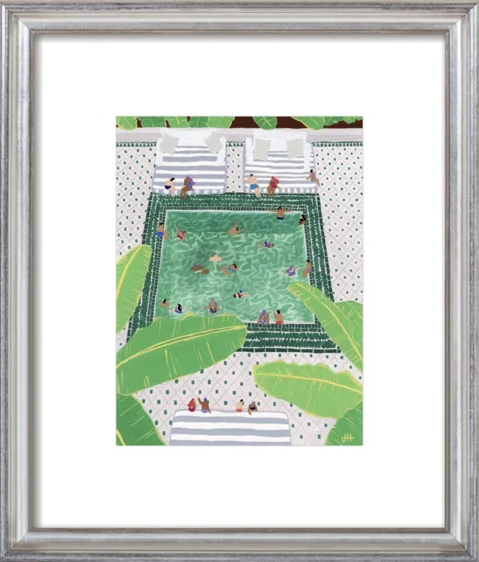 Green Riad by Joanne Ho for Artfully Walls