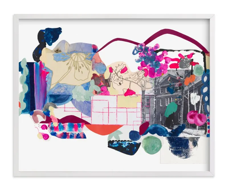 Pink And Blues Landscape Limited Edition Fine Art Print