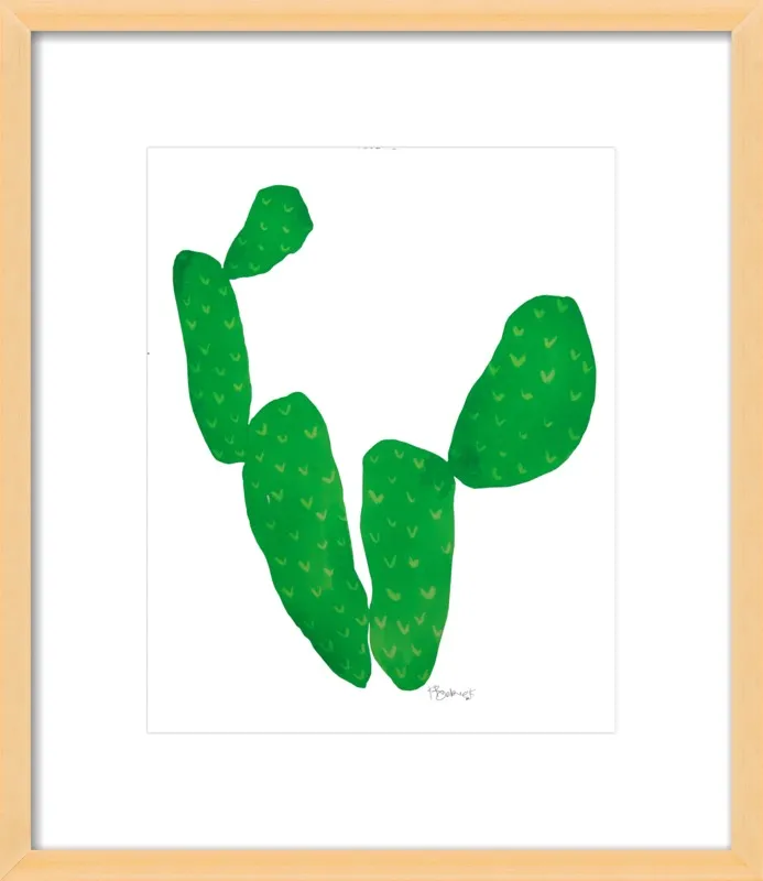 Green Cacti by Kate Roebuck for Artfully Walls