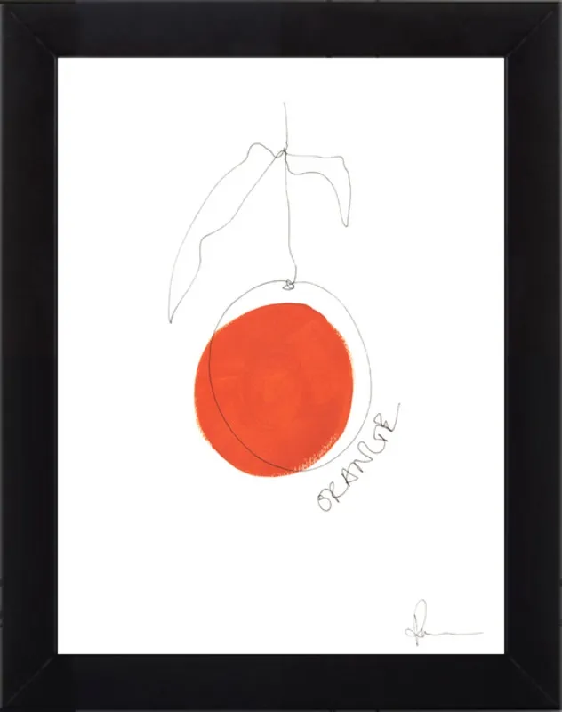 Orange by Polly Mann for Artfully Walls