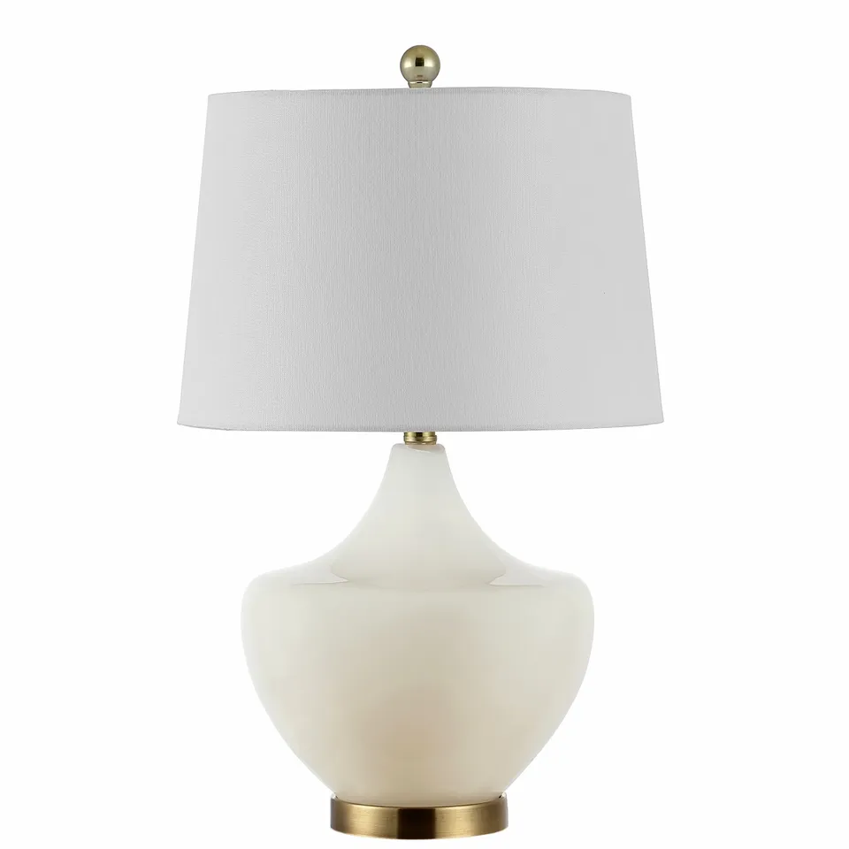 Demra 25" Table Lamp - White