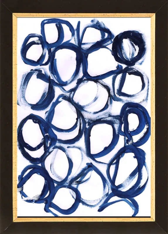 Blue Loops by morioke for Artfully Walls