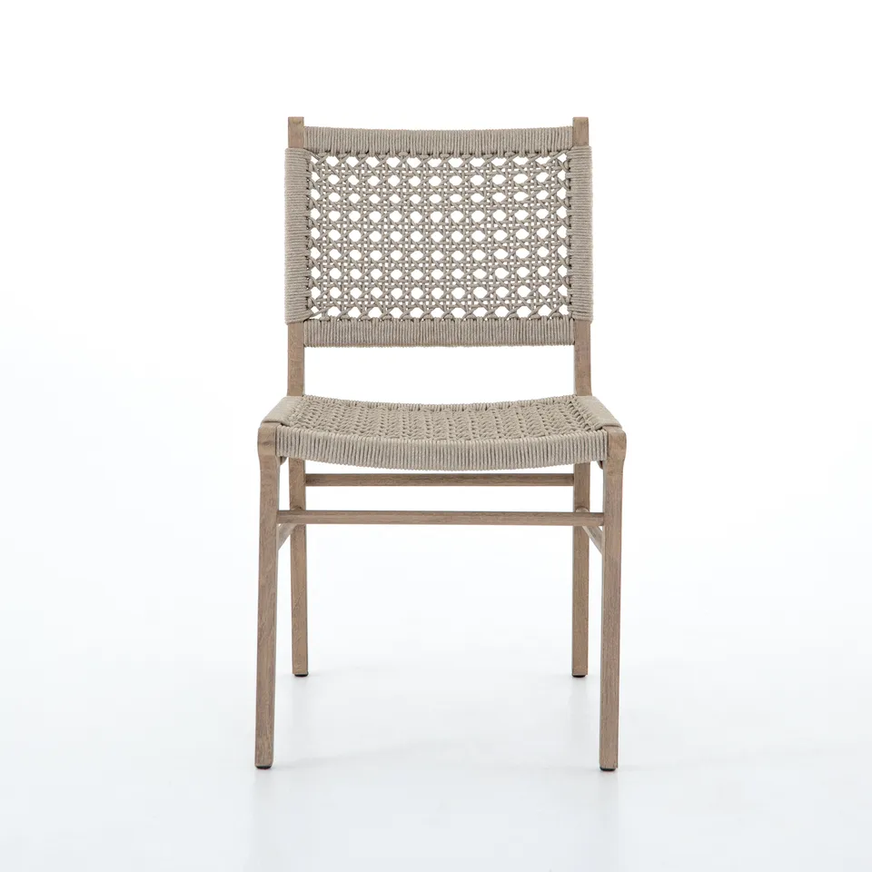 Delmar Outdoor Dining Chair - Ivory Rope