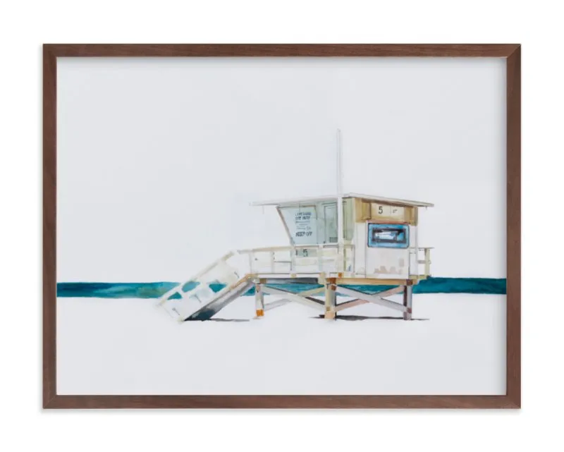 Hermosa Beach Lifeguard Tower Limited Edition Fine Art Print