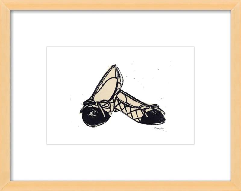 Chanel Ballet Flats by Anna See for Artfully Walls