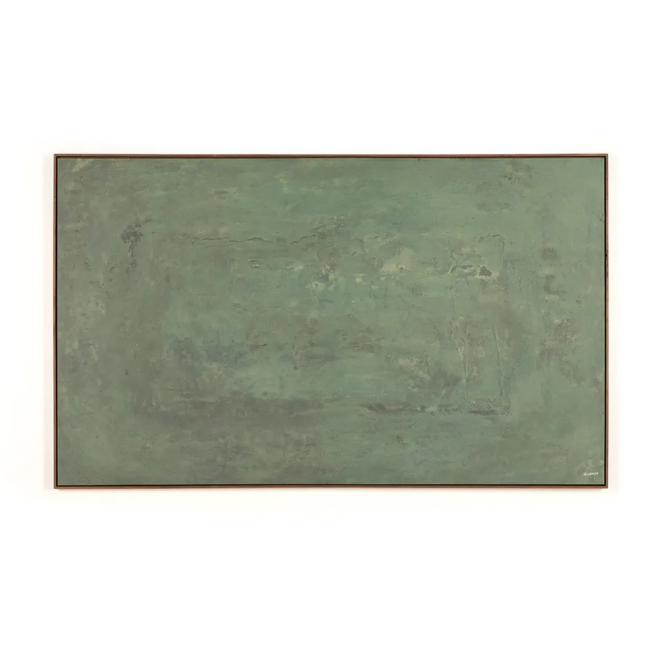Carrying The Olive Branch No.2 by Tyler Guinn - Rustic Walnut Floater