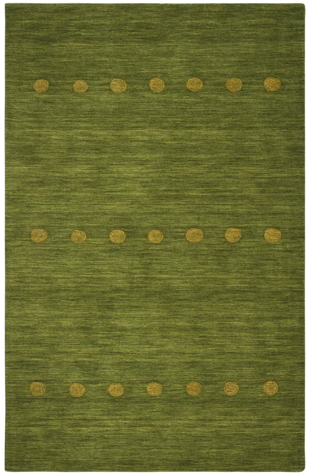 Arlo Home Hand Loomed Area Rug, HIM590Y, Green,  5' X 8'