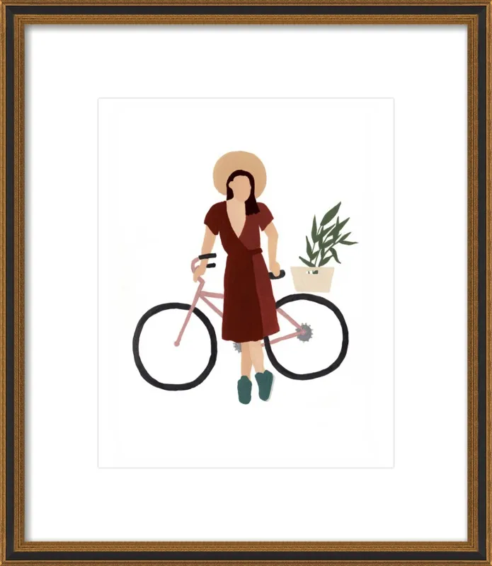 Biking Beauty by Taylor Ann for Artfully Walls