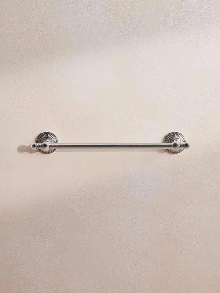 Charlton Nickel Towel Rail, Medium