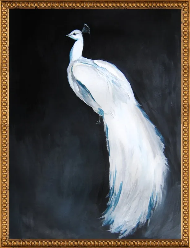 White Peacock II by Christine Lindstrom for Artfully Walls