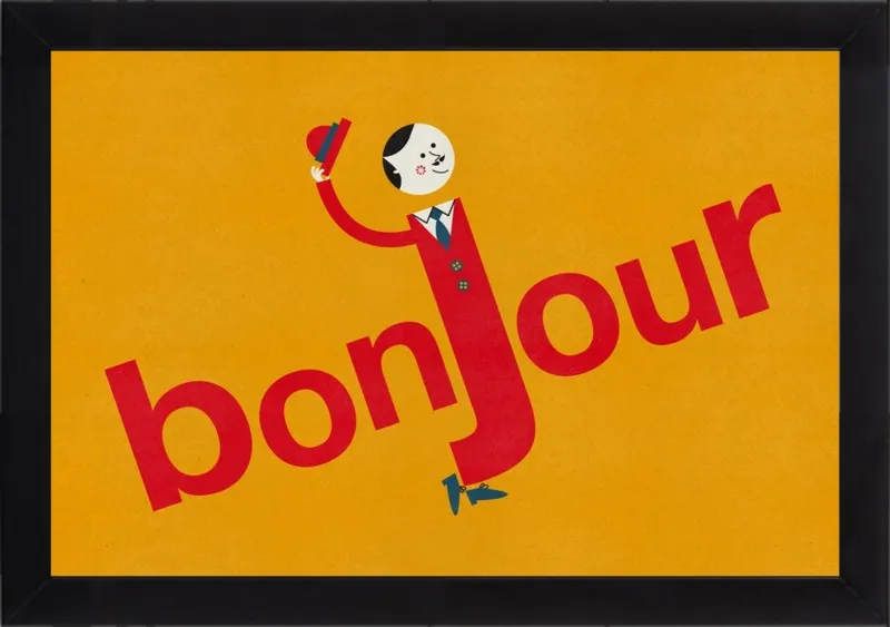 Bonjour by Blanca Gómez for Artfully Walls