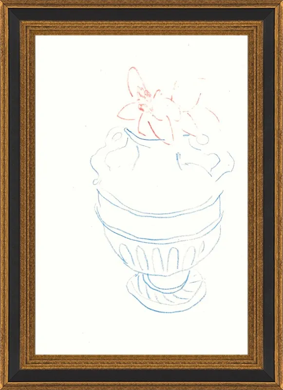 Sevres vase by Shanti Shea An for Artfully Walls