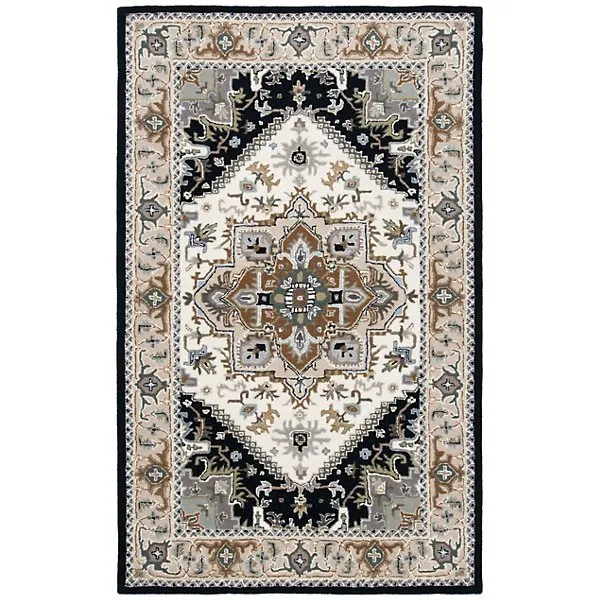 Heritage Row Heriz Medallion Area Rug