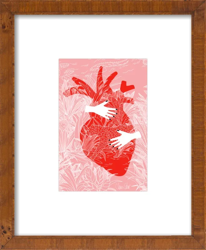 REFUGE ROSE by Claire Colin for Artfully Walls