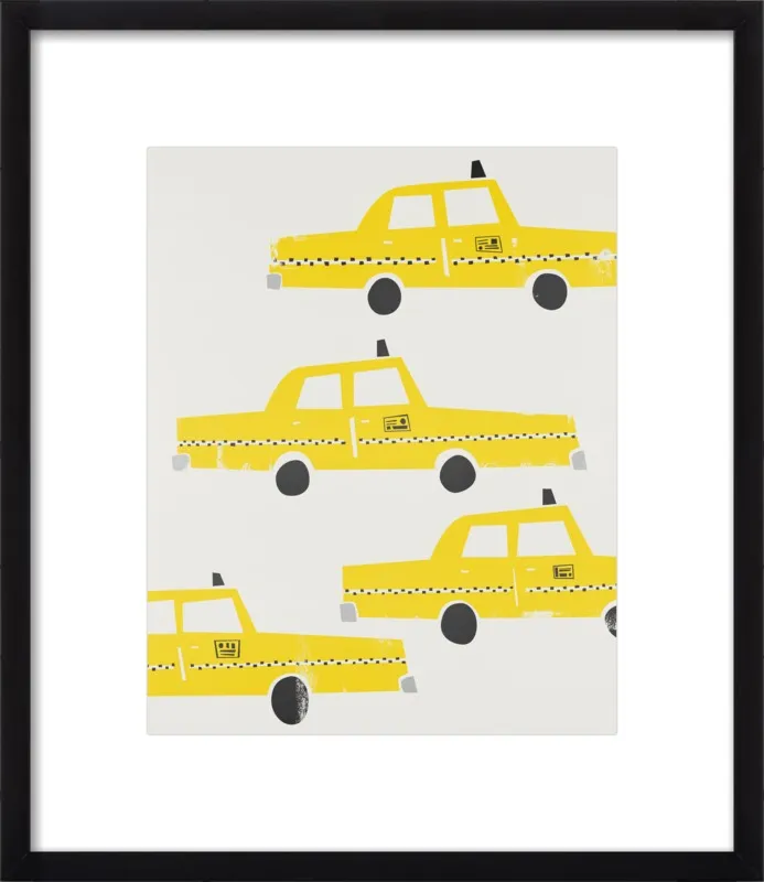 New York Taxis by Mark & Suumin - Fox & Velvet for Artfully Walls