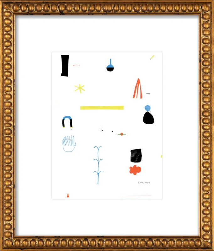 Working hard by playing around  by Agata Królak for Artfully Walls