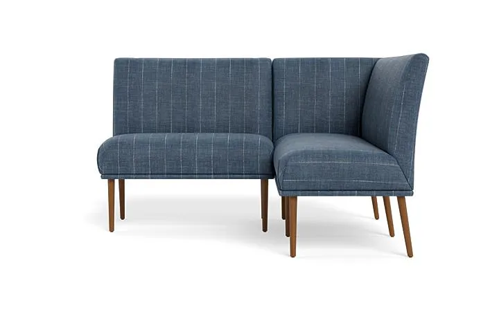 Dorian Upholstered Petite Right Banquette with Tufting Option