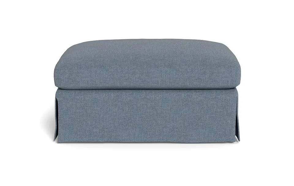 Maxwell Slipcovered Ottoman by Apartment Therapy