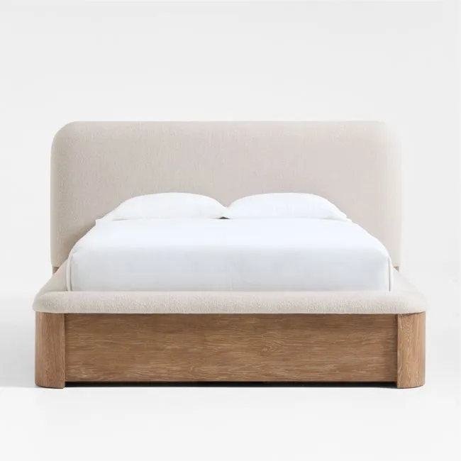 Palermo Upholstered Wood Queen Storage Bed
