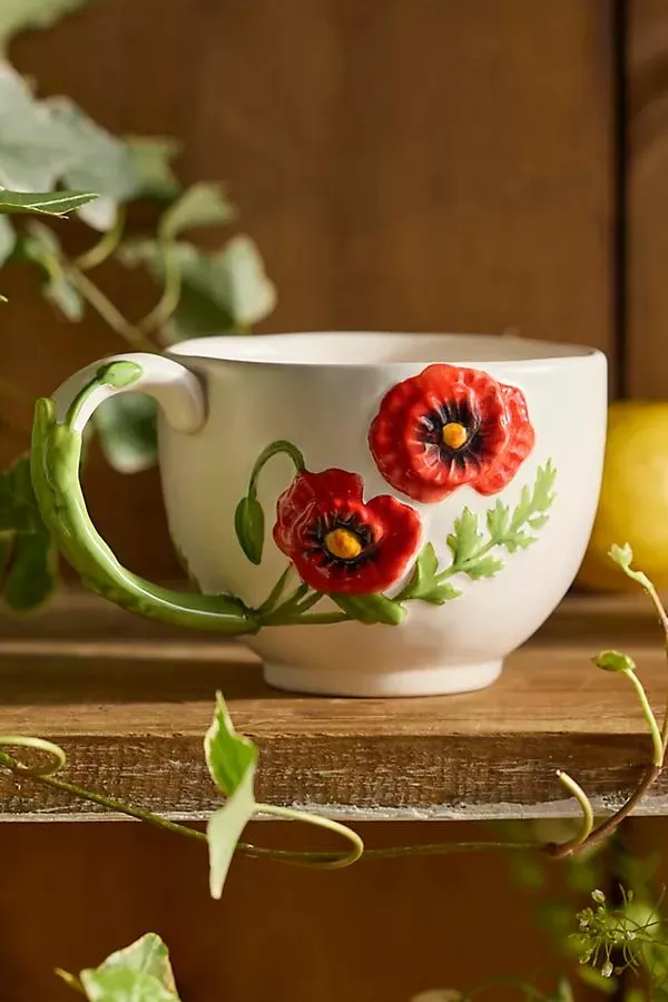 Flower of the Month Stoneware Mug