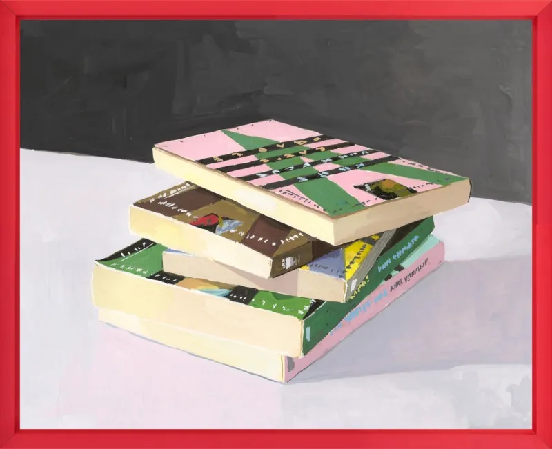Vonnegut Stack by Elizabeth Mayville for Artfully Walls