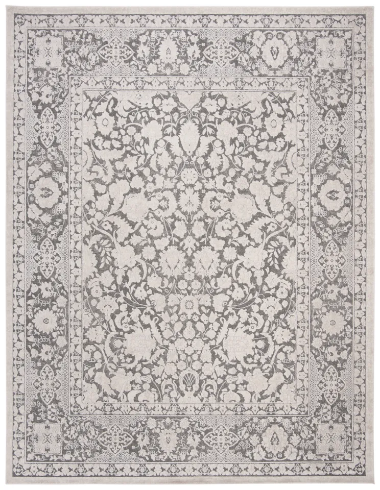 Arlo Home Woven Area Rug, RFT667B, Dark Grey/Cream,  8' X 10'